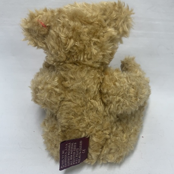 Vintage Piccadilly TY Bear With Red Nose & Moveable Arms & Legs - Tan, 1993 - Picture 4 of 8